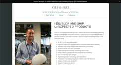 Desktop Screenshot of kylecherry.com